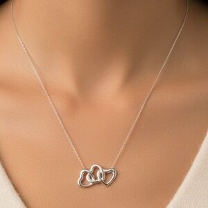 Tiffany & Co. Triple Heart Pendant-Sterling Silver
